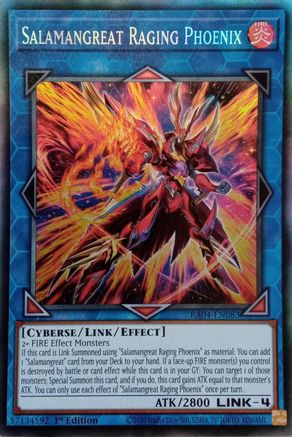 Salamangreat Raging Phoenix [RA04-EN083] Prismatic Collector's Rare - Yu-Gi-Oh! - Card Brawlers | Quebec | Canada |