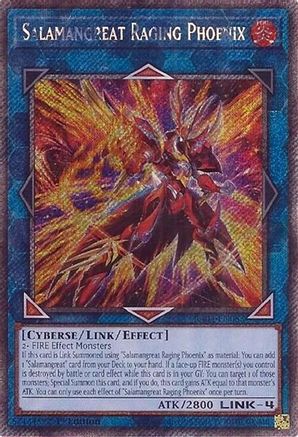 Salamangreat Raging Phoenix [RA04-EN083] Platinum Secret Rare - Yu-Gi-Oh! - Card Brawlers | Quebec | Canada |