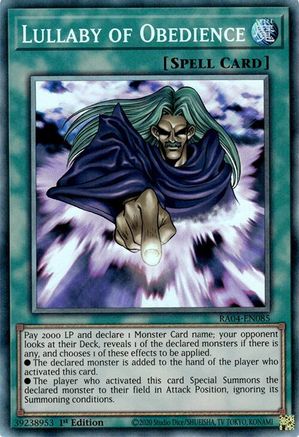 Lullaby of Obedience [RA04-EN085] Prismatic Collector's Rare - Yu-Gi-Oh! - Card Brawlers | Quebec | Canada |