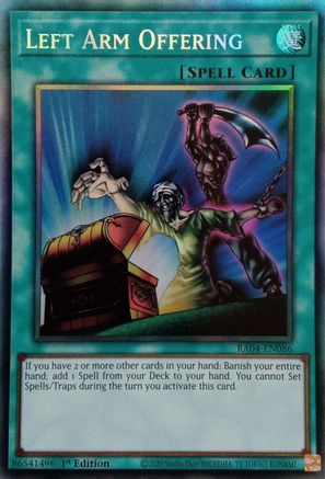Left Arm Offering [RA04-EN086] Prismatic Collector's Rare - Yu-Gi-Oh! - Card Brawlers | Quebec | Canada |