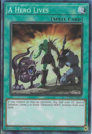 A Hero Lives [RA04-EN087] Prismatic Collector's Rare - Yu-Gi-Oh! - Card Brawlers | Quebec | Canada |