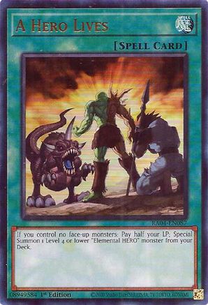 A Hero Lives [RA04-EN087] Ultra Rare - Yu-Gi-Oh! - Card Brawlers | Quebec | Canada |