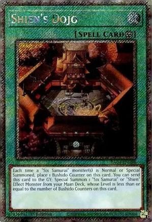 Shien's Dojo [RA04-EN088] Platinum Secret Rare - Yu-Gi-Oh! - Card Brawlers | Quebec | Canada |