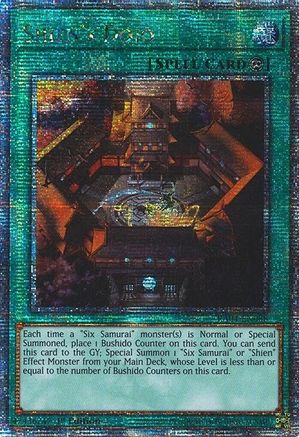 Shien's Dojo [RA04-EN088] Quarter Century Secret Rare - Yu-Gi-Oh! - Card Brawlers | Quebec | Canada |