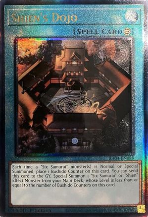 Shien's Dojo [RA04-EN088] Prismatic Ultimate Rare - Yu-Gi-Oh! - Card Brawlers | Quebec | Canada |