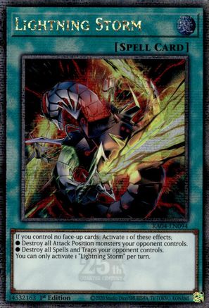 Lightning Storm (New Art) [RA04-EN094] Quarter Century Secret Rare - Yu-Gi-Oh! - Card Brawlers | Quebec | Canada |