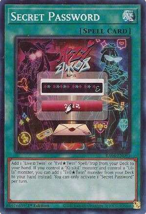 Secret Password [RA04-EN095] Super Rare - Yu-Gi-Oh! - Card Brawlers | Quebec | Canada |