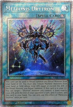 Meteonis Drytron [RA04-EN096] Platinum Secret Rare - Yu-Gi-Oh! - Card Brawlers | Quebec | Canada |