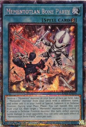 Mementotlan Bone Party [RA04-EN099] Prismatic Collector's Rare - Yu-Gi-Oh! - Card Brawlers | Quebec | Canada |