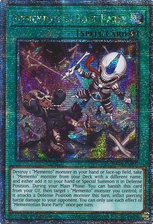 Mementotlan Bone Party [RA04-EN099] Quarter Century Secret Rare - Yu-Gi-Oh! - Card Brawlers | Quebec | Canada |