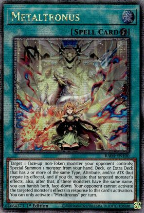 Metaltronus [RA04-EN100] Quarter Century Secret Rare - Yu-Gi-Oh! - Card Brawlers | Quebec | Canada |
