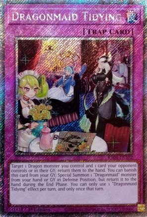 Dragonmaid Tidying [RA04-EN102] Platinum Secret Rare - Yu-Gi-Oh! - Card Brawlers | Quebec | Canada |