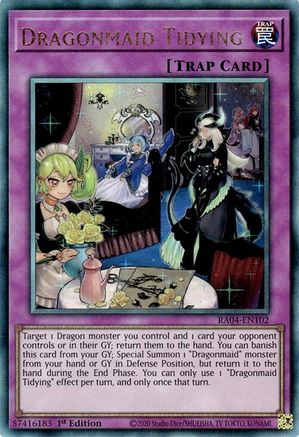 Dragonmaid Tidying [RA04-EN102] Prismatic Ultimate Rare - Yu-Gi-Oh! - Card Brawlers | Quebec | Canada |