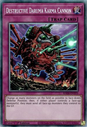 Destructive Daruma Karma Cannon [RA04-EN103] Prismatic Collector's Rare - Yu-Gi-Oh! - Card Brawlers | Quebec | Canada |