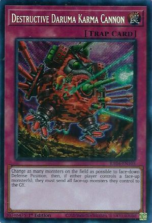 Destructive Daruma Karma Cannon [RA04-EN103] Secret Rare - Yu-Gi-Oh! - Card Brawlers | Quebec | Canada |