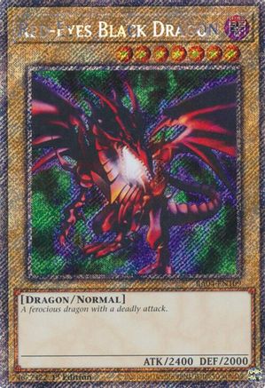 Red-Eyes Black Dragon (4th Art) [RA04-EN109] Platinum Secret Rare - Yu-Gi-Oh! - Card Brawlers | Quebec | Canada |