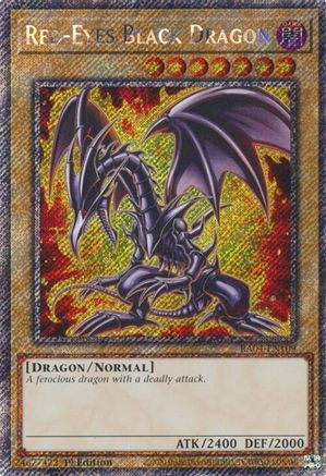 Red-Eyes Black Dragon (7th Art) [RA04-EN109] Platinum Secret Rare - Yu-Gi-Oh! - Card Brawlers | Quebec | Canada |