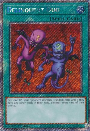 Duo délinquant [RA04-EN114] Platinum Secret Rare 