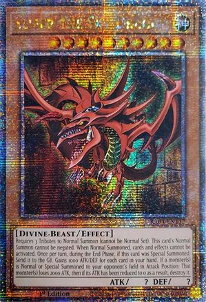 Slifer le Dragon Céleste [RA04-EN117] Rare Secrète Quart de Siècle 