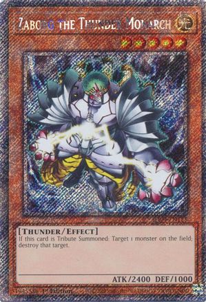Zaborg the Thunder Monarch [RA04-EN125] Platinum Secret Rare - Yu-Gi-Oh! - Card Brawlers | Quebec | Canada |