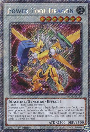 Power Tool Dragon [RA04-EN135] Platinum Secret Rare - Yu-Gi-Oh! - Card Brawlers | Quebec | Canada |