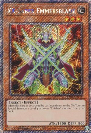XX-Saber Emmersblade [RA04-EN141] Platinum Secret Rare - Yu-Gi-Oh! - Card Brawlers | Quebec | Canada |