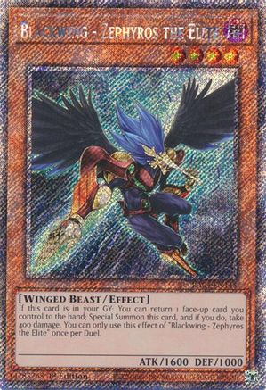 Blackwing - Zephyros the Elite [RA04-EN145] Platinum Secret Rare - Yu-Gi-Oh! - Card Brawlers | Quebec | Canada |