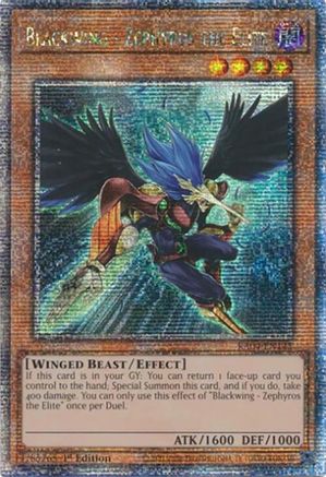 Blackwing - Zephyros the Elite [RA04-EN145] Quarter Century Secret Rare - Yu-Gi-Oh! - Card Brawlers | Quebec | Canada |