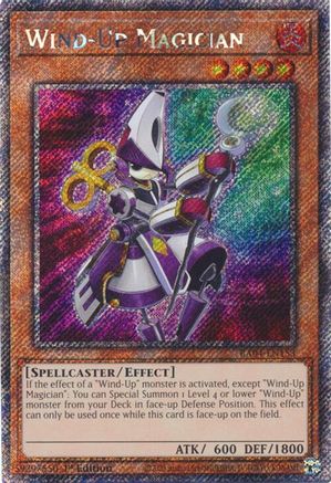 Wind-Up Magician [RA04-EN153] Platinum Secret Rare - Yu-Gi-Oh! - Card Brawlers | Quebec | Canada |