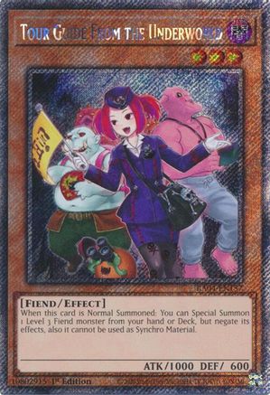 Tour Guide from the Underworld (Alternate Art) [RA04-EN157] Platinum Secret Rare - Yu-Gi-Oh! - Card Brawlers | Quebec | Canada |
