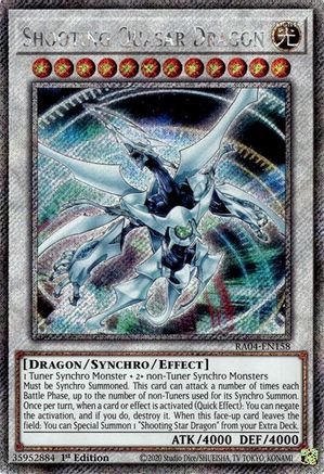 Shooting Quasar Dragon [RA04-EN158] Platinum Secret Rare - Yu-Gi-Oh! - Card Brawlers | Quebec | Canada |