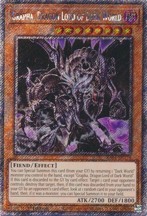 Grapha, Dragon Lord of Dark World [RA04-EN159] Platinum Secret Rare - Yu-Gi-Oh! - Card Brawlers | Quebec | Canada |