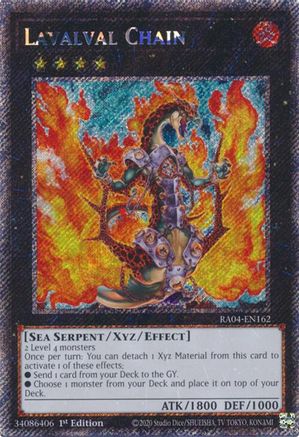 Lavalval Chain [RA04-EN162] Platinum Secret Rare - Yu-Gi-Oh! - Card Brawlers | Quebec | Canada |