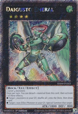 Daigusto Emeral [RA04-EN163] Platinum Secret Rare - Yu-Gi-Oh! - Card Brawlers | Quebec | Canada |