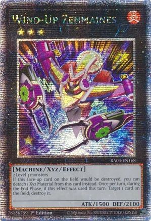 Wind-Up Zenmaines [RA04-EN168] Quarter Century Secret Rare - Yu-Gi-Oh! - Card Brawlers | Quebec | Canada |