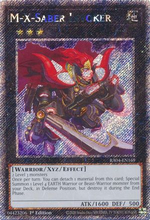 M-X-Saber Invoker [RA04-EN169] Platinum Secret Rare - Yu-Gi-Oh! - Card Brawlers | Quebec | Canada |