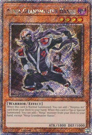 Ninja Grandmaster Hanzo [RA04-EN173] Platinum Secret Rare - Yu-Gi-Oh! - Card Brawlers | Quebec | Canada |