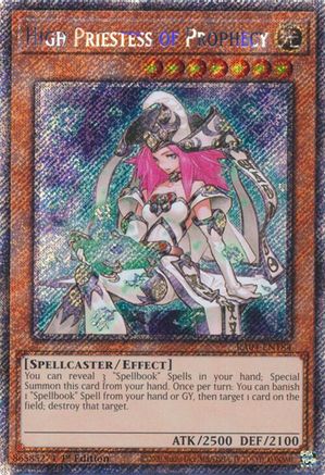 High Priestess of Prophecy [RA04-EN184] Platinum Secret Rare - Yu-Gi-Oh! - Card Brawlers | Quebec | Canada |