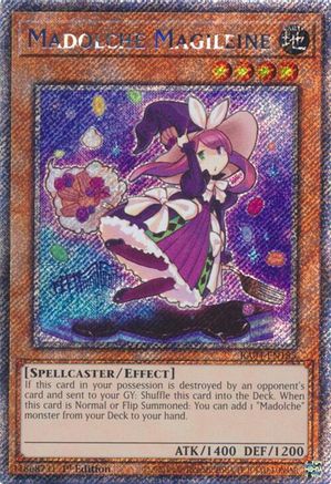 Madolche Magileine [RA04-EN185] Platinum Secret Rare - Yu-Gi-Oh! - Card Brawlers | Quebec | Canada |