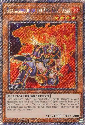 Brotherhood of the Fire Fist - Bear [RA04-EN198] Platinum Secret Rare - Yu-Gi-Oh! - Card Brawlers | Quebec | Canada |
