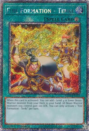 Fire Formation - Tenki [RA04-EN201] Platinum Secret Rare - Yu-Gi-Oh! - Card Brawlers | Quebec | Canada |