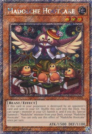 Madolche Hootcake [RA04-EN206] Platinum Secret Rare - Yu-Gi-Oh! - Card Brawlers | Quebec | Canada |