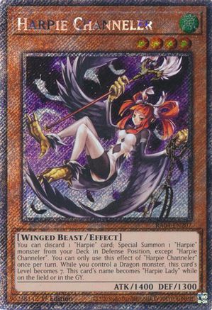 Harpie Channeler [RA04-EN207] Platinum Secret Rare - Yu-Gi-Oh! - Card Brawlers | Quebec | Canada |