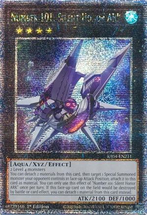 Number 101: Silent Honor ARK [RA04-EN211] Quarter Century Secret Rare - Yu-Gi-Oh! - Card Brawlers | Quebec | Canada |