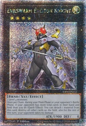 Evilswarm Exciton Knight [RA04-EN212] Quarter Century Secret Rare - Yu-Gi-Oh! - Card Brawlers | Quebec | Canada |