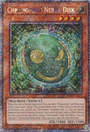 Chronomaly Nebra Disk [RA04-EN213] Platinum Secret Rare - Yu-Gi-Oh! - Card Brawlers | Quebec | Canada |