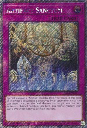 Artifact Sanctum [RA04-EN217] Platinum Secret Rare - Yu-Gi-Oh! - Card Brawlers | Quebec | Canada |
