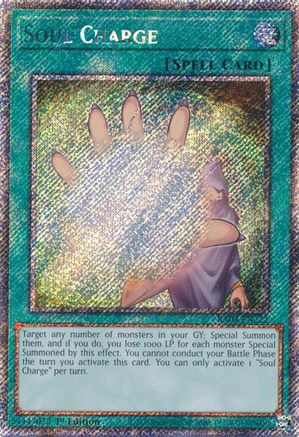 Soul Charge [RA04-EN222] Platinum Secret Rare - Yu-Gi-Oh! - Card Brawlers | Quebec | Canada |