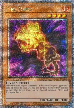 Fire Hand [RA04-EN224] Quarter Century Secret Rare - Yu-Gi-Oh! - Card Brawlers | Quebec | Canada |