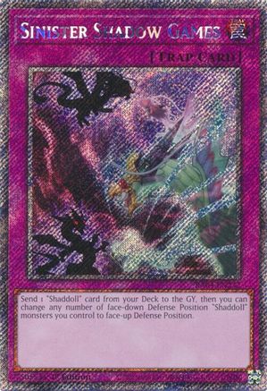 Sinister Shadow Games [RA04-EN232] Platinum Secret Rare - Yu-Gi-Oh! - Card Brawlers | Quebec | Canada |